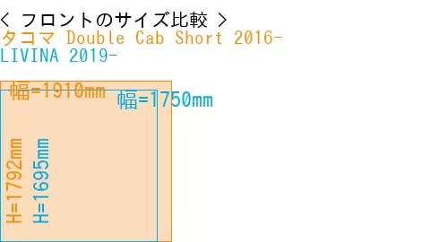 #タコマ Double Cab Short 2016- + LIVINA 2019-